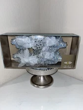 4-NIB TINSEL AND FIR EMBELLISHED CHRISTMAS TREE CLIP ON BIRDS BUNDLE