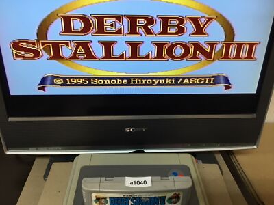 JOGO DE SUPER FAMICOM - SUPER NINTENDO - DERBY STALLION 2 (USADO