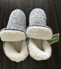 VONMAY Womens Comfy Boots Slippers Memory Foam Ankle-High House Shoes Size 11