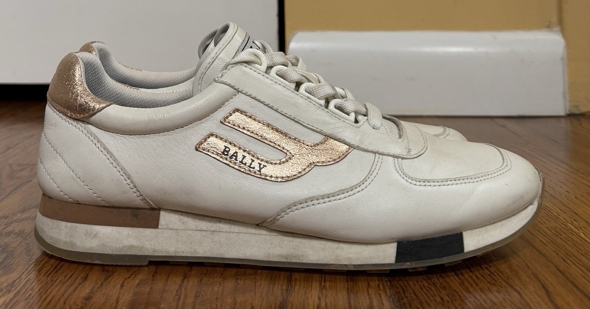 Bally Gavinia-F Women's 6226125 White Sneakers Size UK