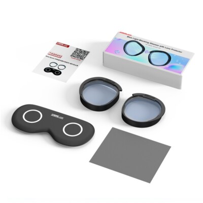 Glasses Spacer Protector for Meta Quest 3S Blue Light Blocking Lens Cover Cloth