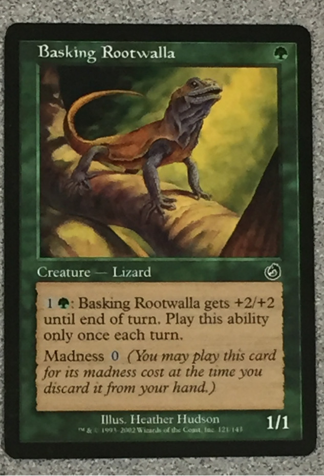 MTG - BASKING ROOTWALLA 1X- TORMENT - COMMON - CREATURE - LP