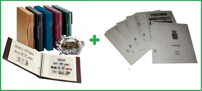 Lindner 128A-1124V Stamp Album Denmark T128A 1972 - 1990