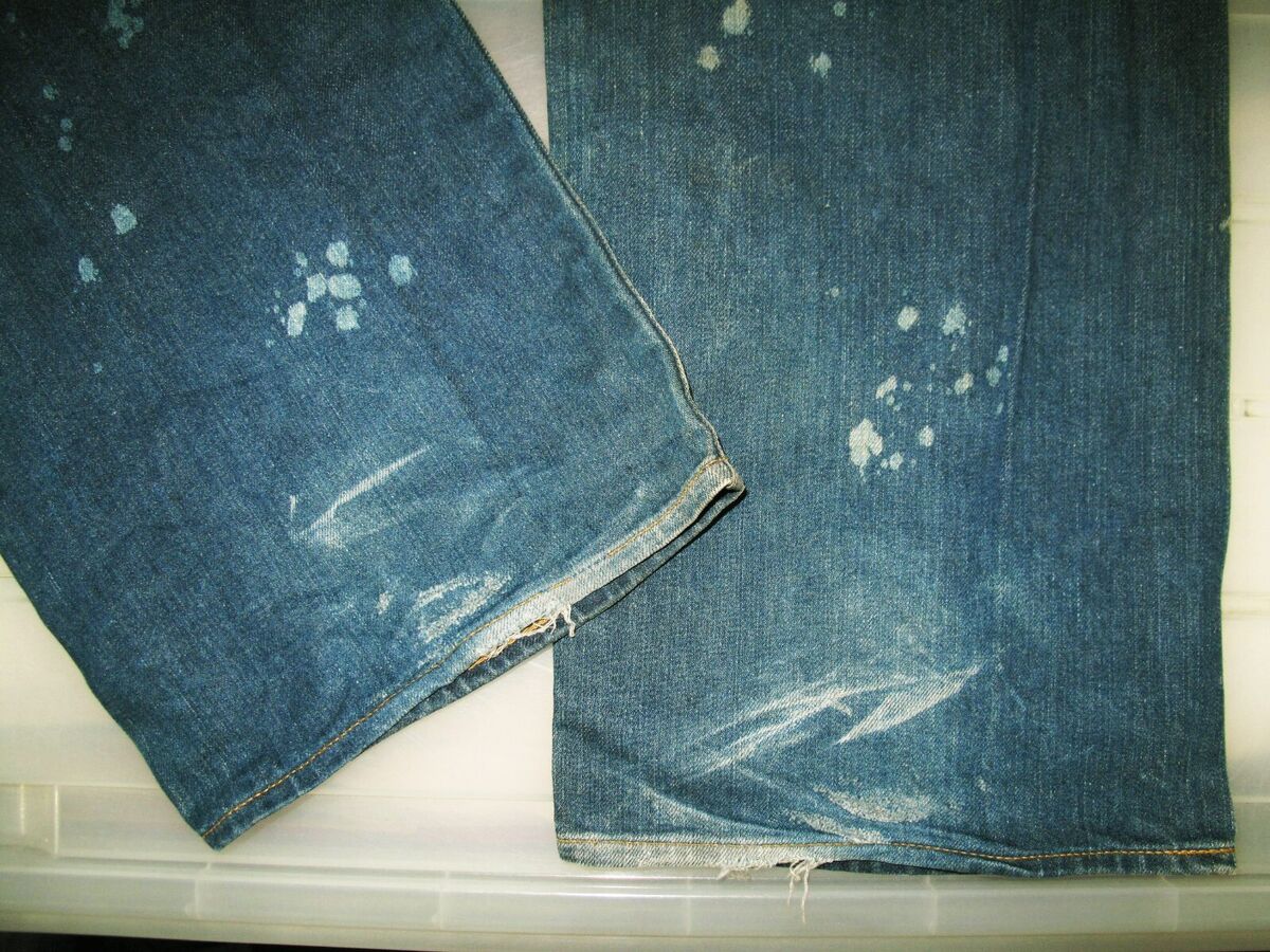 HOT VTG Men LEE 1101 SANFORIZED SELVEDGE DISTRESS Denim HOT VTG Men LEE 1101 SANFORIZED SELVEDGE DISTRESS Denim