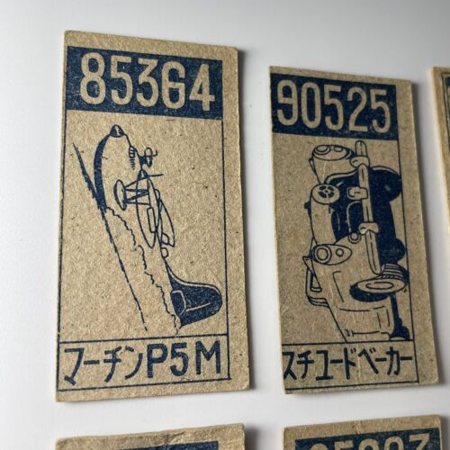 Vintage Betty Boop and others rare menko card Japanese Trading Card 1950's - Picture 10 of 12