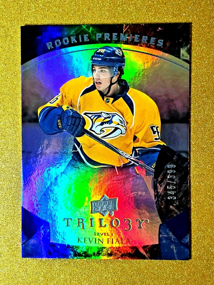 2015-16 Kevin Fiala Upper Deck Trilogy Rookie Premieres /399 Holofoil #108 - Image 3 of 4