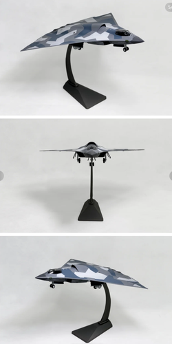 Chengdu J-36 1:72 Diecast (metal) modelo de combate de seis generaciones - Imagen 5 de 16