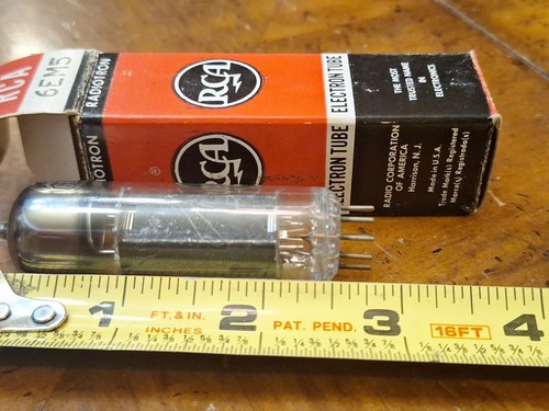 6EM5 Vintage Vacuum Tube - USA Made - RCA Box - Label On Tube Missing - Picture 12 of 14