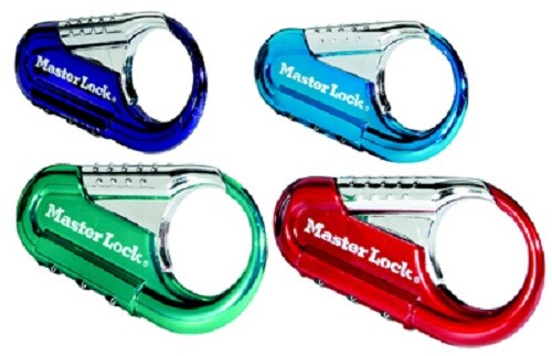 Master Lock Confezione da 2, 3-5/16" Zaino/Lucchetto Bagagli, Colori Assortiti - Foto 1 di 1