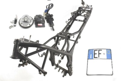 YAMAHA MT-03 B04F111000P0 B02H591A10 RAHMEN MIT DOKUMENTEN UND ZÜNDSCHLÜSSELSATZ