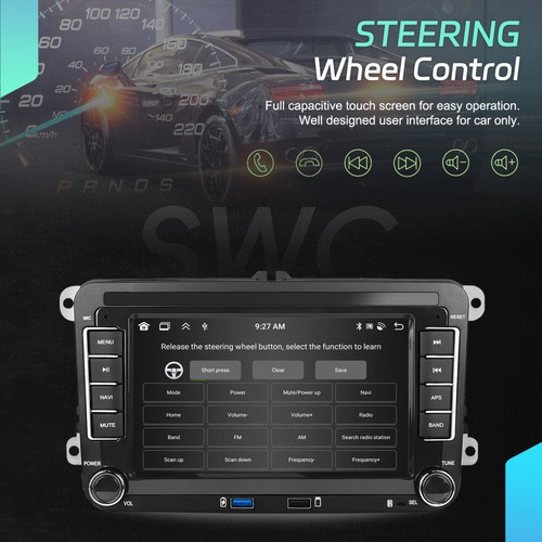 6+128GB Android15 Carplay Autoradio GPS Wifi für VW GOLF 5 6 Passat Touran Polo - Bild 13 von 23