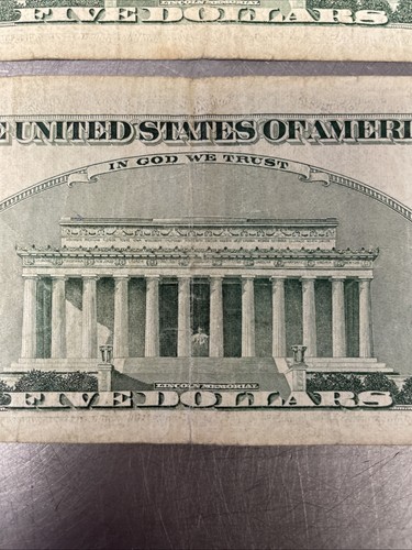 Two Vintage $5 Federal Reserve Notes Rare 2001 And 2003A - Picture 13 of 14