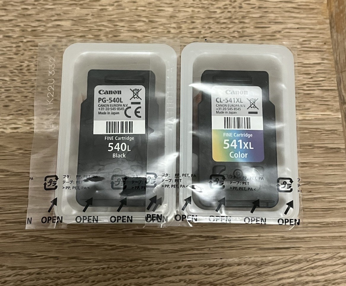 Canon PG-540L / CL-541XL Genuine Ink Cartridges for Pixma MX475 - Image 2