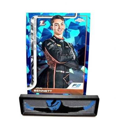 JOHN BENNETT 2025 TOPPS CHROME 1ST F1 SAPPHIRE F2 DRIVER #41