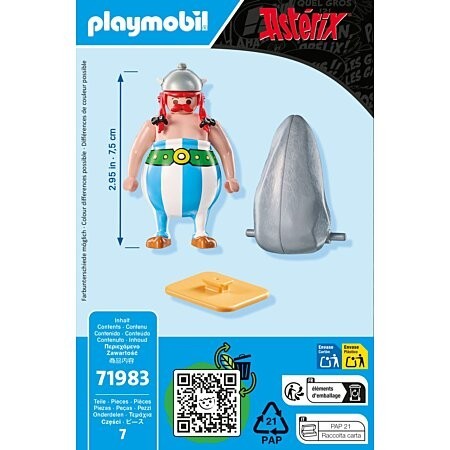 Figurina Asterix 71984 con Idefiks, Plastica - Zdjęcie 2 z 3