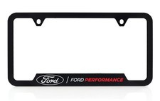 License Plate Frame - Ford Performance W Ford Oval Wide Rim Plastic Free Ship
