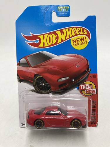 Hot Wheels '95 Mazda RX-7 (rot) Kmart Exclusive damals und heute NEU! Für 2017