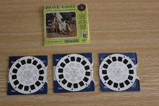 BĘBNY VIEWMASTER PAKIET 3 ODWAŻNYCH ORŁÓW SZEF CHEYENNES nr 933 A/B/C