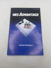 Original NINTENDO NES ADVANTAGE Instruction Booklet Manual
