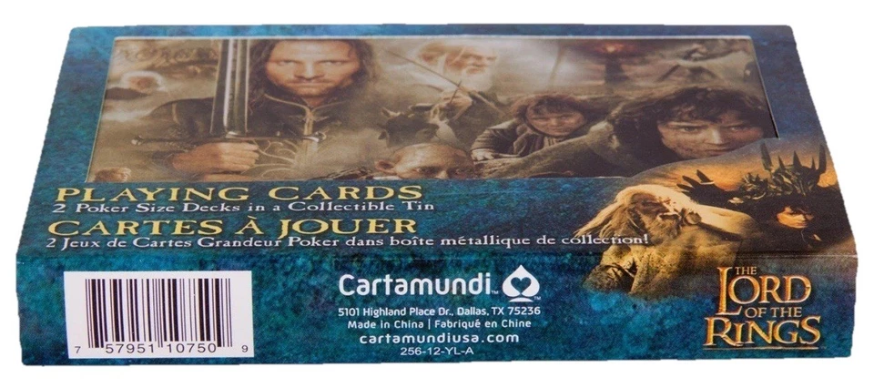 Lord of the Rings Double Deck of Playing Cards in Collectors Tin - Image 3 of 3