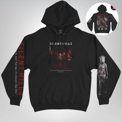 Silent Hill 2 Remake   Long Hallway Exclusive 3D Hoodie Reprint Unisex Full Size