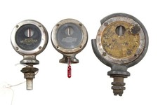 3 Antique Boyce Moto Meter Radiator Cap Hood Ornaments Chevrolet