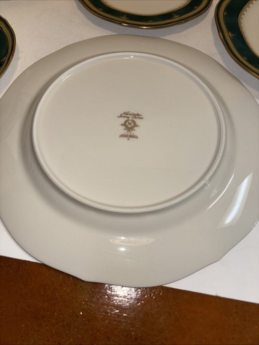 Noritake china Solemn Emerald pattern 6 piece place setting unused Rare - Picture 5 of 6