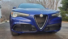 Bumper Tow Hook License Plate Mount Bracket For Alfa Romeo Stelvio 2017-2025 New