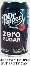 Dr. Pepper Cherry Zero Sugar UNOPEN EMPTY 12oz Can Limited Edition USA 2021