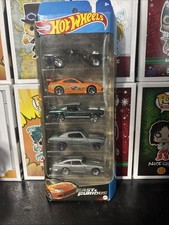2023 Hot Wheels Fast Furious 5 Pack Charger Supra Mustang Chevelle Aston HTF