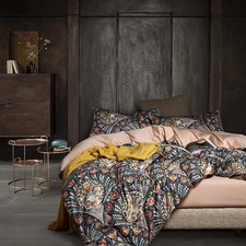 Queen Duvet Cover Set Modern Industrial Luxury Bedding with Zipper Closure