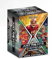 JUST ARRIVED! Wild Card Just The Hits 2026 Football Box 🔥 New Factory Sealed 🔥
