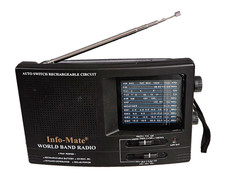 Info-Mate World Band Radio Model: 837 WORKS READ