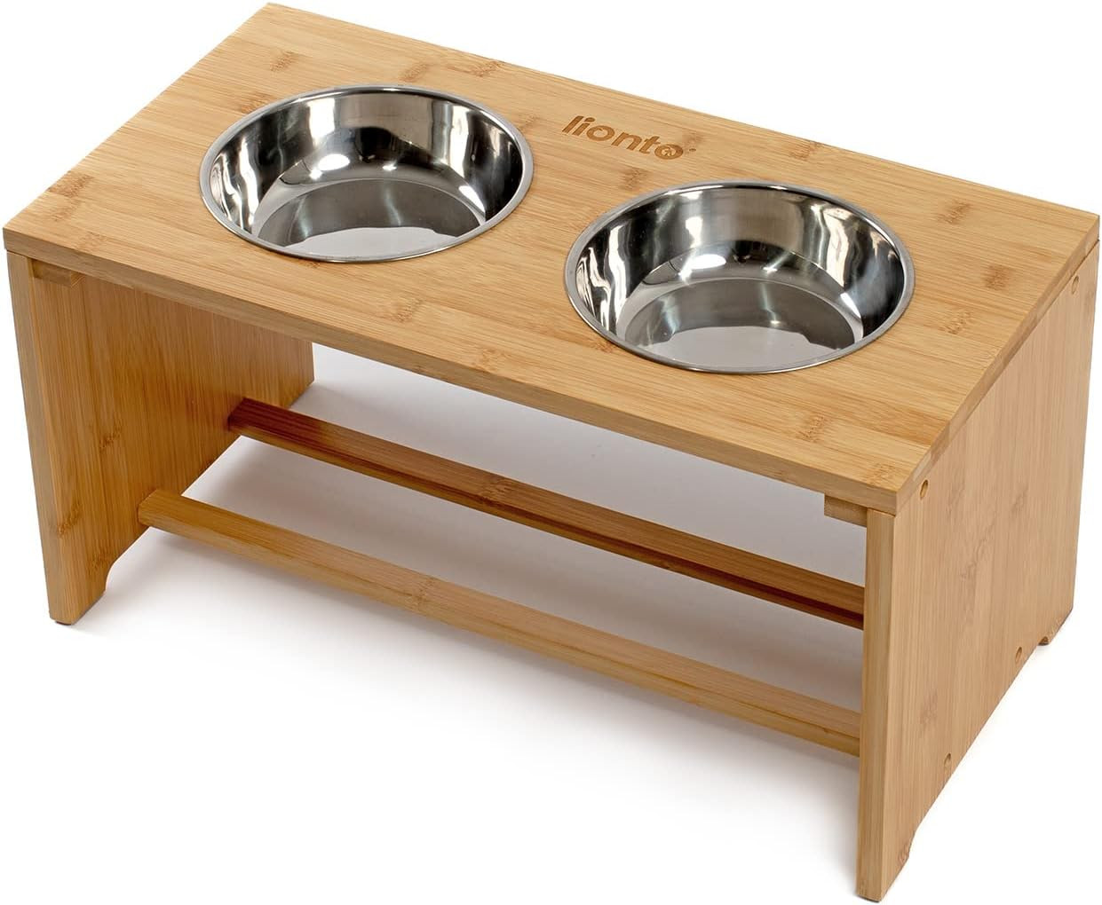 Ciotole Rialzate per Cani Postazione Di Alimentazione per Cani Portaciotole per 