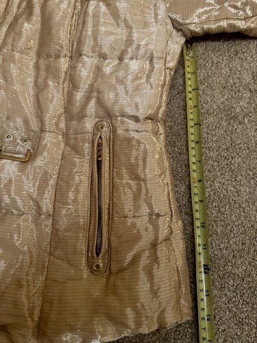 Bogner Ski Jacket Luxury Goose Down Gold Metallic Women’s 10 (Large) - Bild 13 von 14