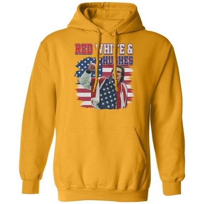 Red White and Hughes Jack USA Golden Boy Hockey Unisex Hooded Sweatshirt