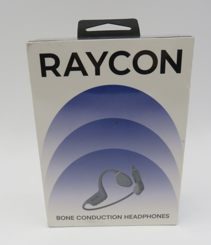 Auriculares de conducción ósea Raycon grises resistentes al agua Bluetooth SELLADOS
