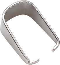 50PCS 304 Stainless Steel Pinch Bails for Pendant Charms, Snap Open Clips Bail,