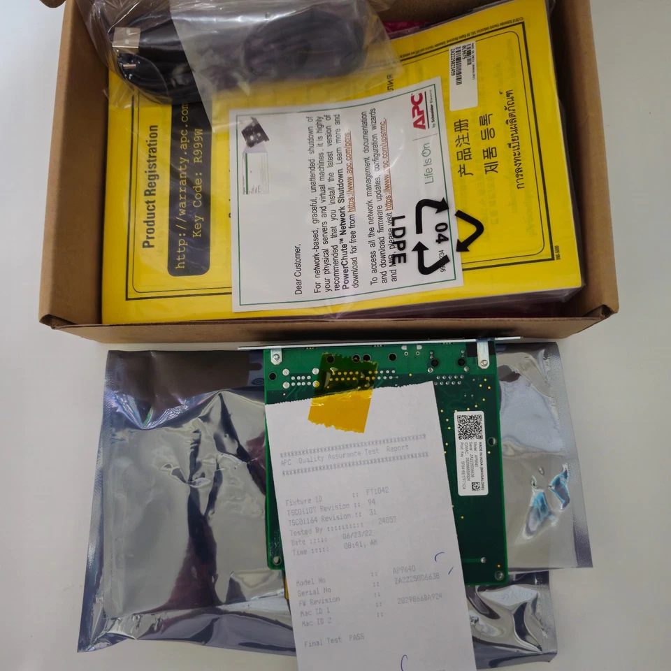 APC AP9640 Network Management Card Schneider Electric - New Unused - Image 2 of 4