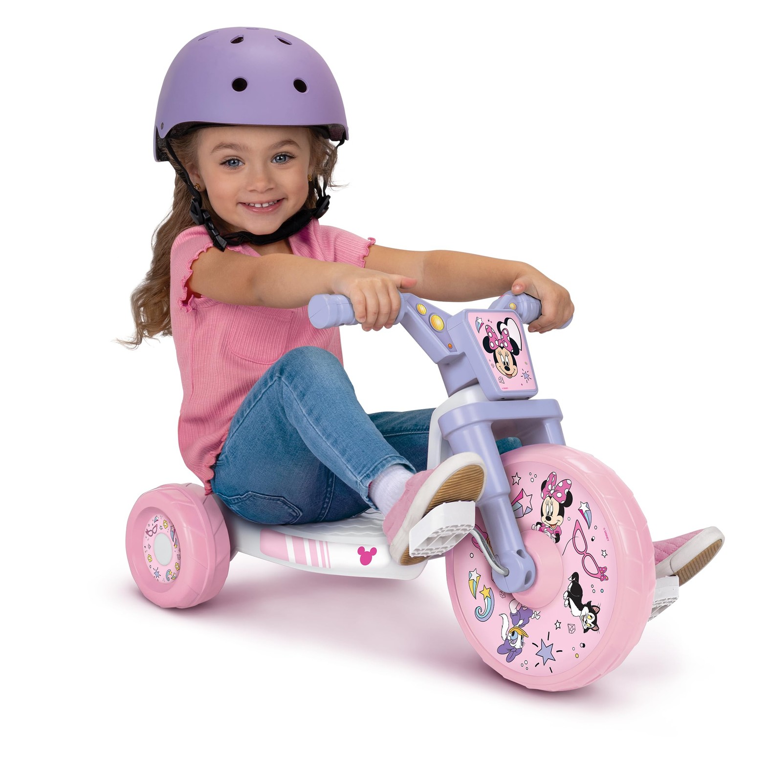 Minnie Ride-On 10 Fly Wheels Junior Cruiser Tricycle with So