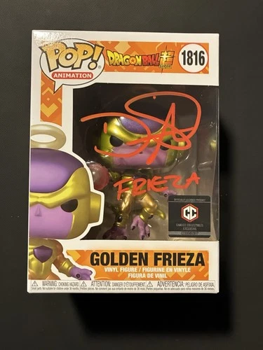 Signed Golden Frieza Funko Pop! Dragon Ball Z Super (JSA Authenticated)
