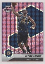 2020-21 Panini Mosaic Purple Mosaic Prizm 26/49 Myles Turner #25 5y7