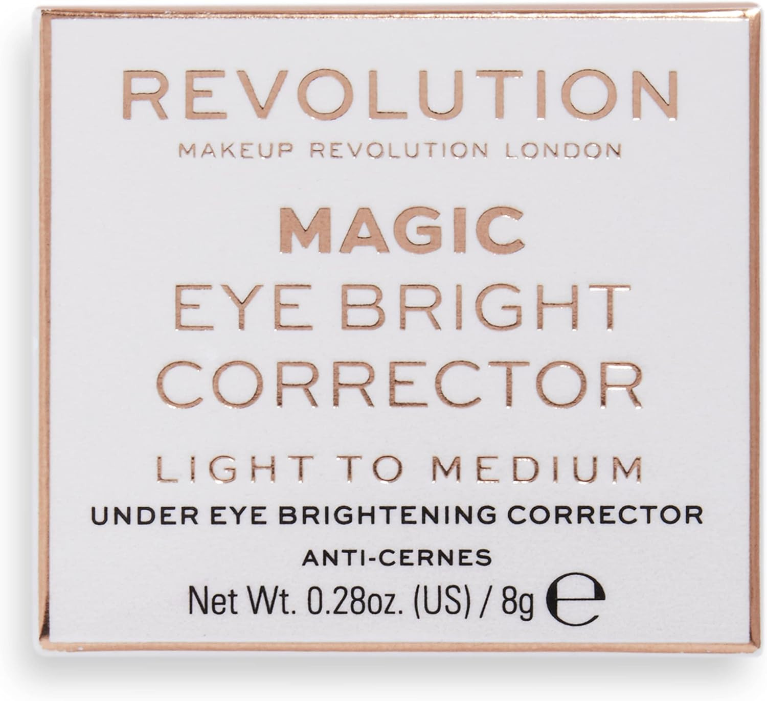 Makeup Revolution Eye Bright under Eye Corrector, Light to Medium