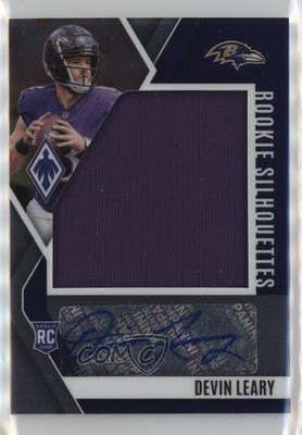 2024 Panini Phoenix Rookie Sihouettes 99/299 Devin Leary #RS-DLY Auto RC pe8