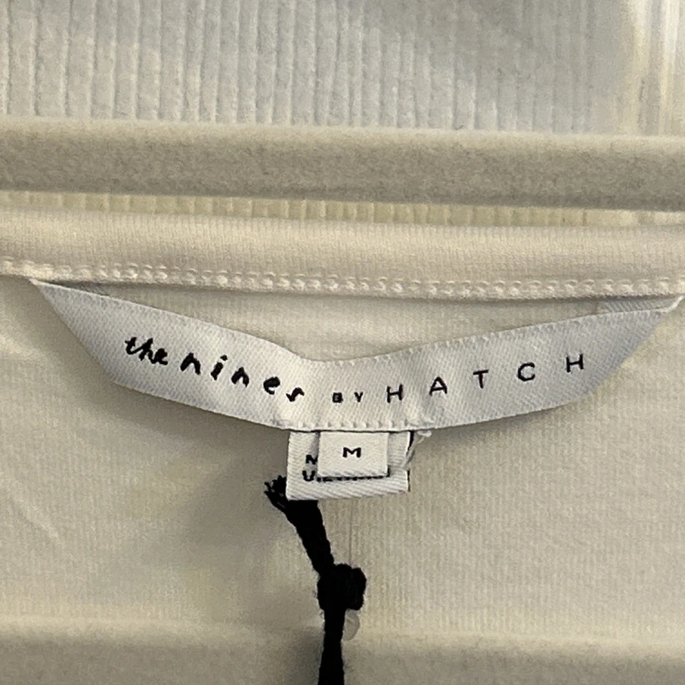 NWT The Nines by HATCH Maternity Bodysuit Ivory Short Sleeve One Piece Size M - Image 4 of 4