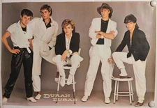 DURAN DURAN -  1982 Band Promo Poster - **OUT OF PRINT** - 25"x37"