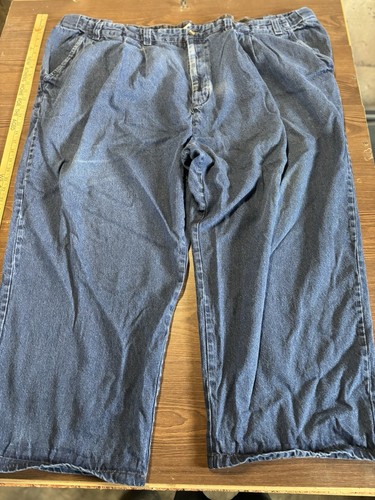 King Size blaue Herrenjeans 56 x 28 erweiterbarer Bund