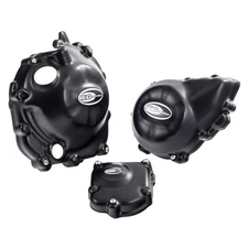 R&G Engine Case Cover Kit (2 Pc) For Suzuki, Inc GSX-R 600 / 750 - (KEC0001BK)