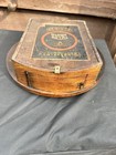 Antique Royal Gallery Clock Showa era Oak Case All Original Japan w/ Label — photo 4