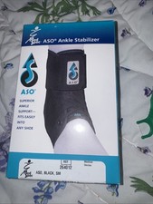 Med Spec ASO Speed Lacer Ankle Stabilizer - Small, Black